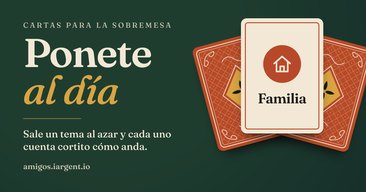 Vista del juego Ponete al día